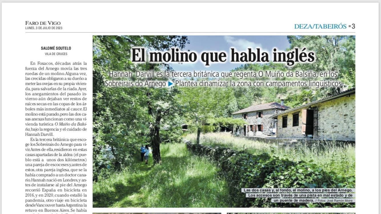 O Muino Da Balsina Toiriz Exterior foto
